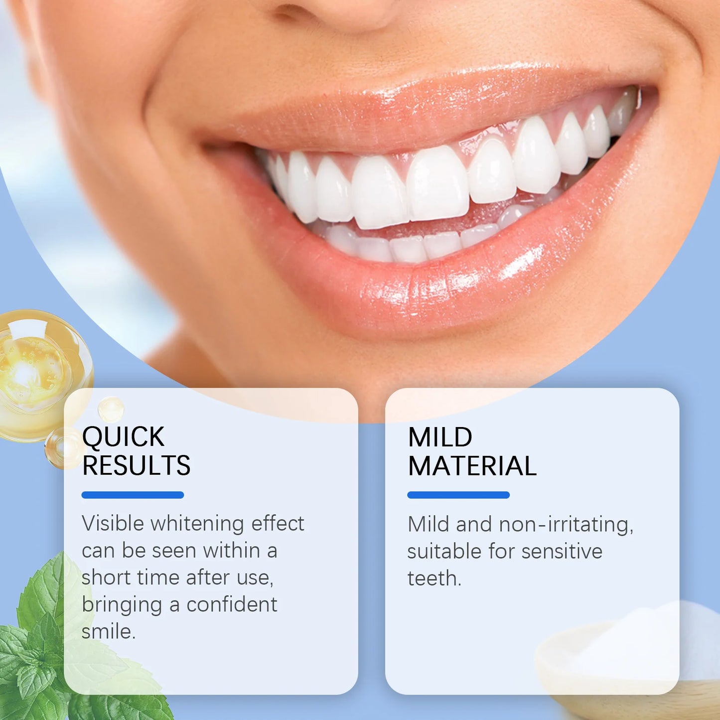 Mint Teeth Whitening Strips Freshening Bad Breath Soothing Gum Remove Yellow Teeth Oral Care Brightening Tooth Strips
