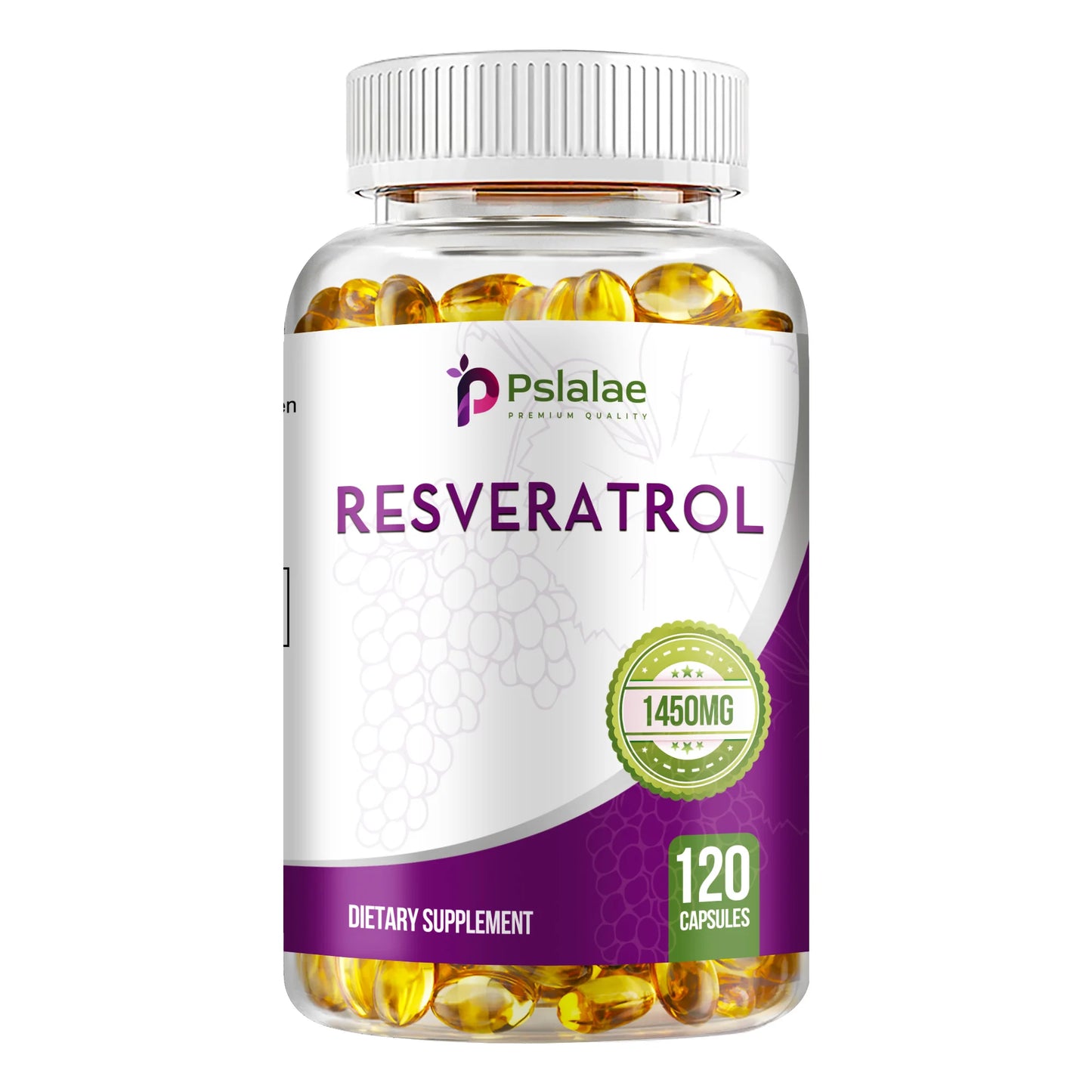 Resveratrol - Enhance The Immune System, Promote Skin Smoothness, Metabolism - 120 Capsules