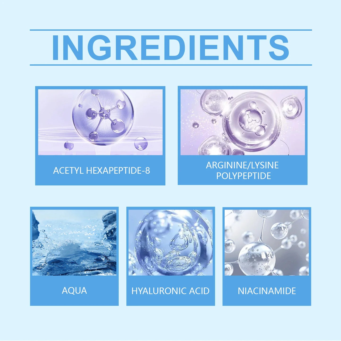 Neck Wrinkle Protein Cream Hyaluronic Acid Facial Essence Lightens Fine Lines and Lifts The Neck Product Nourishes and Moisturizes