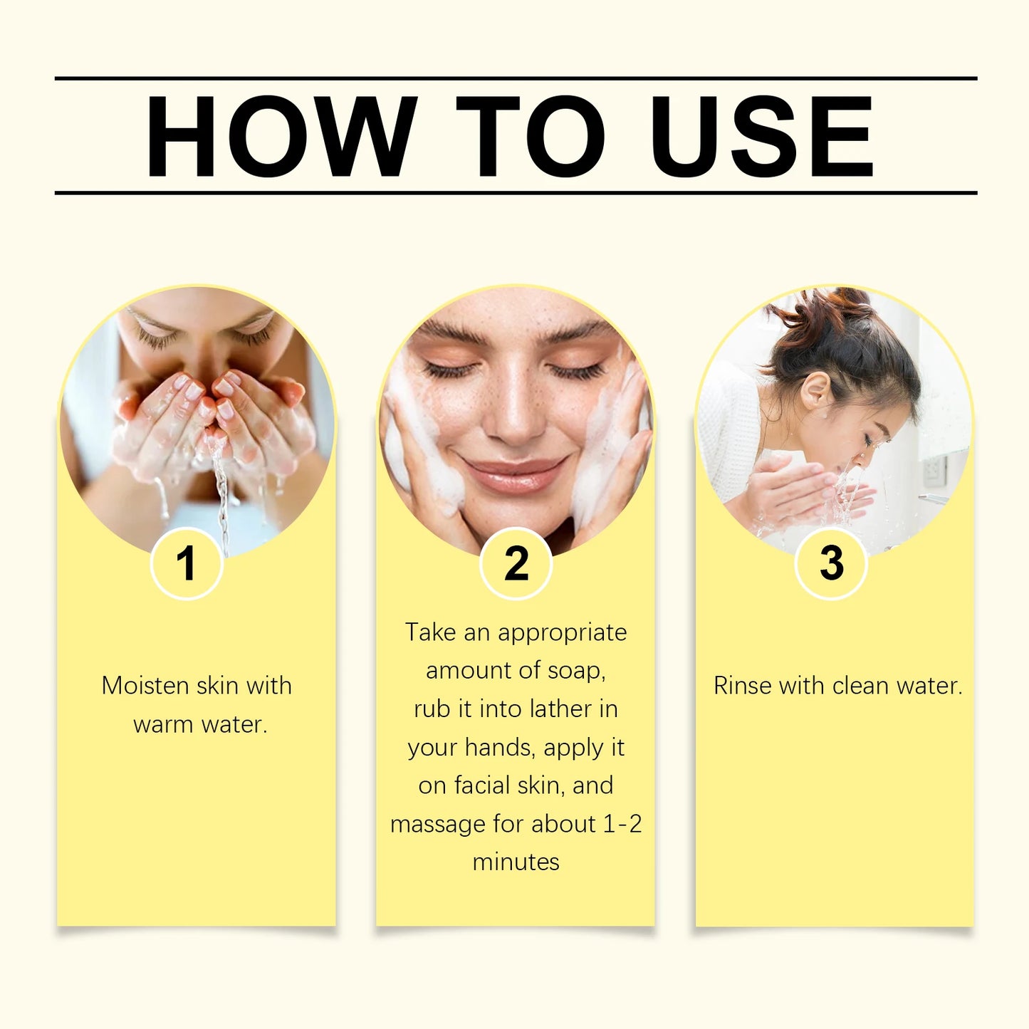 Facial Cleansing Honey Turmeric Soap for Acne Prone Skin Deep Cleansing Pores Brightening Glow Gentle Daily Cleanser Skincare