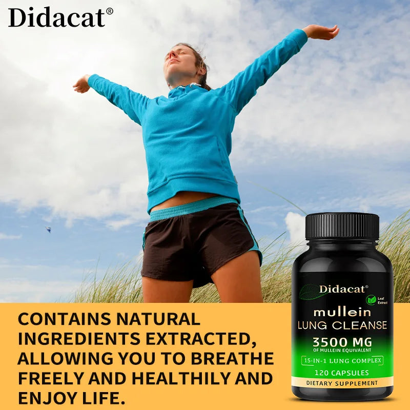 Leaf Extract Supplement 3500MG - Lung Clearing, Lung Health, Helps with Healthy Breathing, Immune System Support