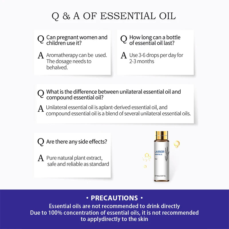 16 PCS Essential Oils Set, Pure Lavender, Eucalyptus, Vanilla, Jasmine, Mint, Rose Oil for Diffuser, Humidifier, Candles