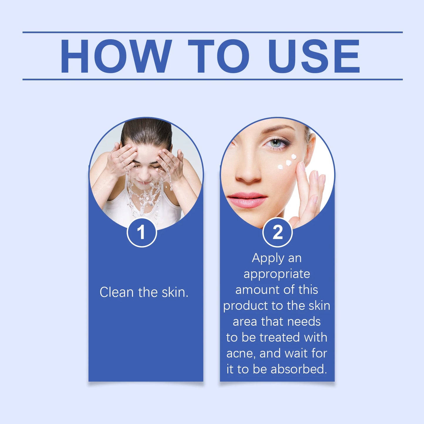 Herbal Soothing Acne Cream Oil Balance Pore Cleansing Blackhead Reduction Deep Moisture Non Greasy Lightweight