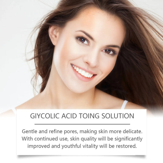 Glycolic Acid 7% Toning Solution Facial Toner Shrink Pores Repair Facial Oil Control Reduces Pimple Blackheads Toner