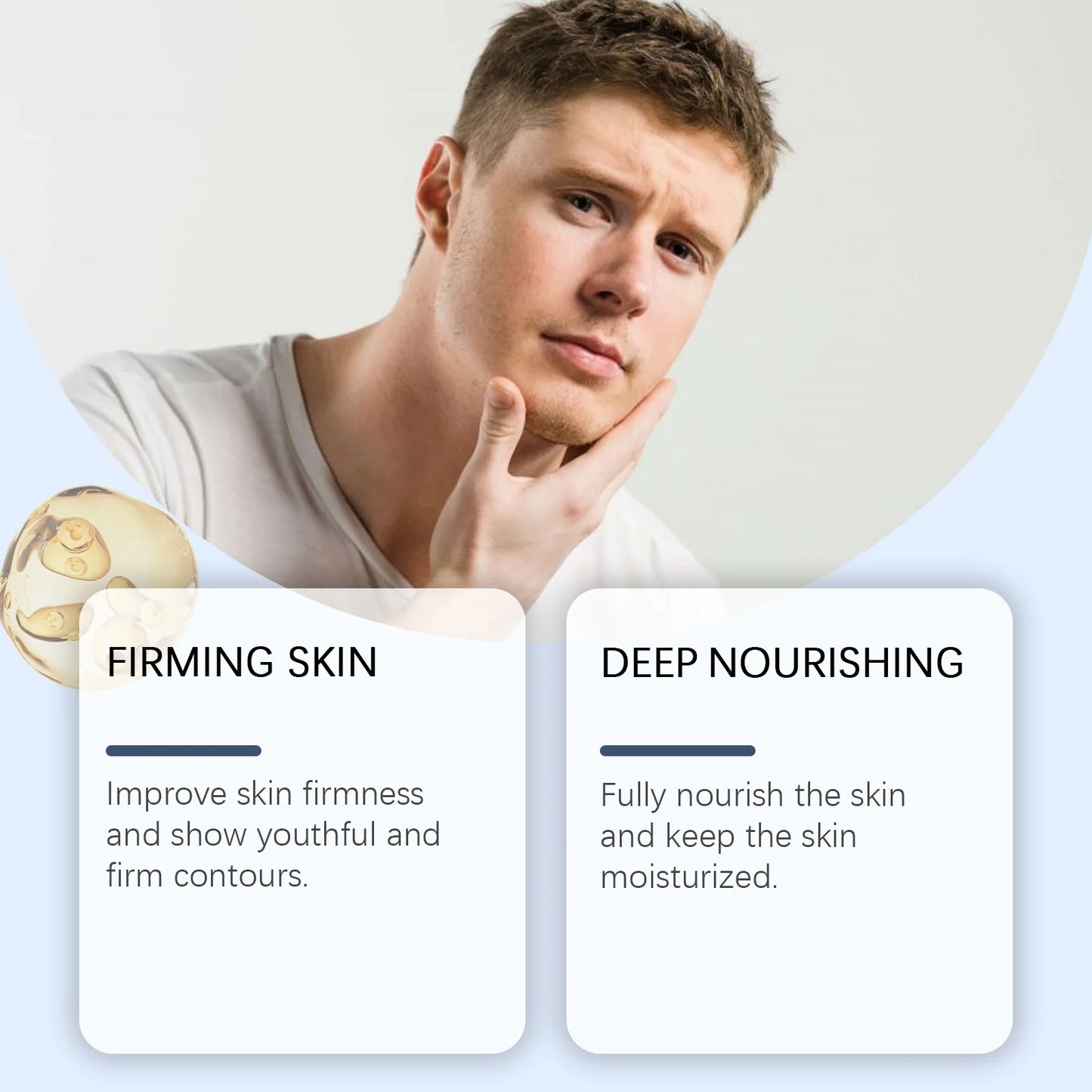 50g Men's Moisturizing Face Cream Firming Anti Wrinkle Repair Facial Revitalizing Skin Nourish Smooth Face Care Lotion