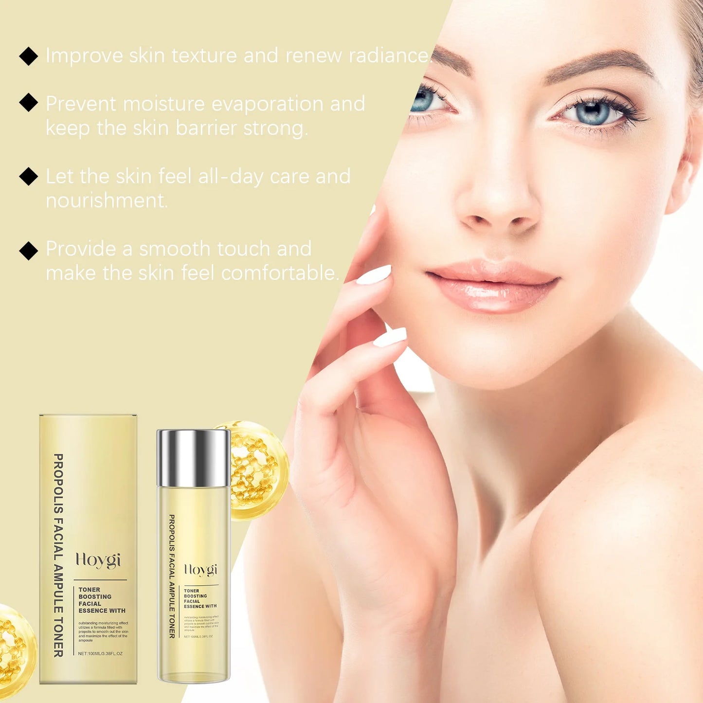 Honey Ceramide Toner Soothing Face Reduce Redness Refreshing Moisturizing Rejuvenation Skin Care Repair Serum Spray