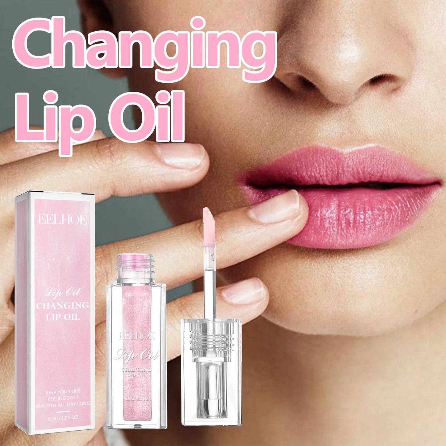 Plumping Lip Oil Color Changing Nourish Lip Glow Reduce Lip Lines Natural Lasting Moisturize Anti Cracking Lip Gloss