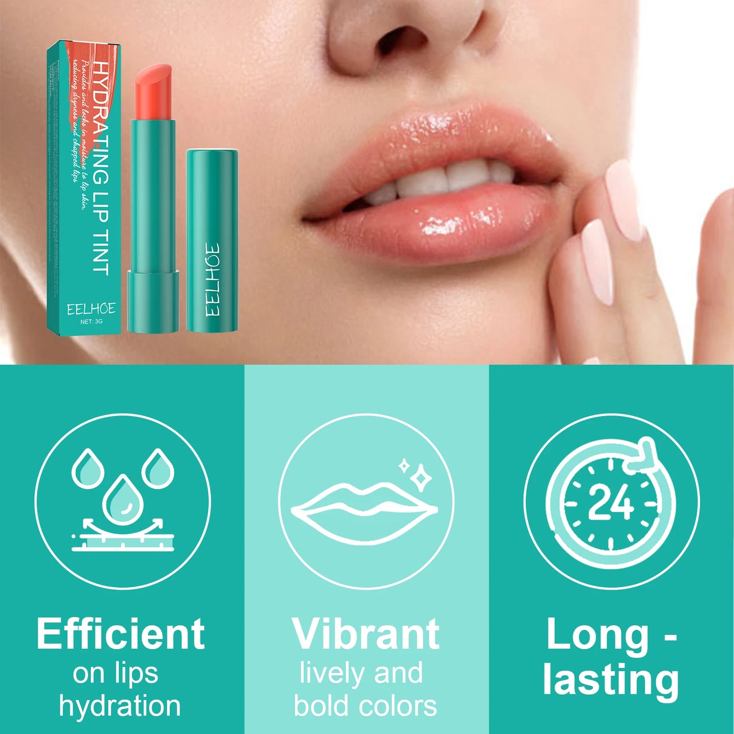 Moisture Lip Skin Reduce Dryness Chapped Lips Make Lips Repair Crack Shiny Deeply Moisturizing Smooth Hydrating Lip Tint