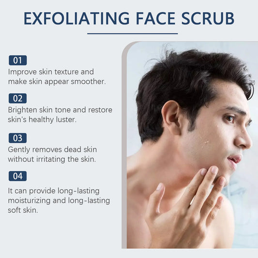 120g Bamboo Charcoal Exfoliating Facial Scrub Moisturizing Remove Blackheads Dead Skin Clean Pores Nourish Face Scrub