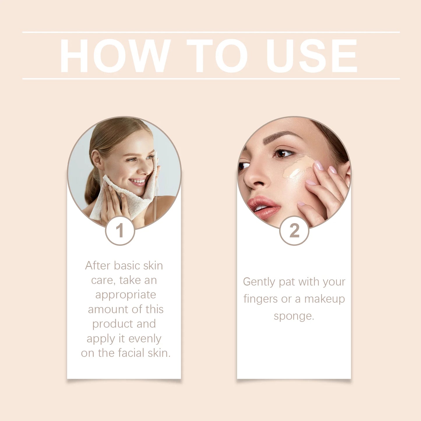 Concealing Foundation Lightweight Base Makeup Waterproof Oil Control Long Lasting Hydrating Matte Foundation