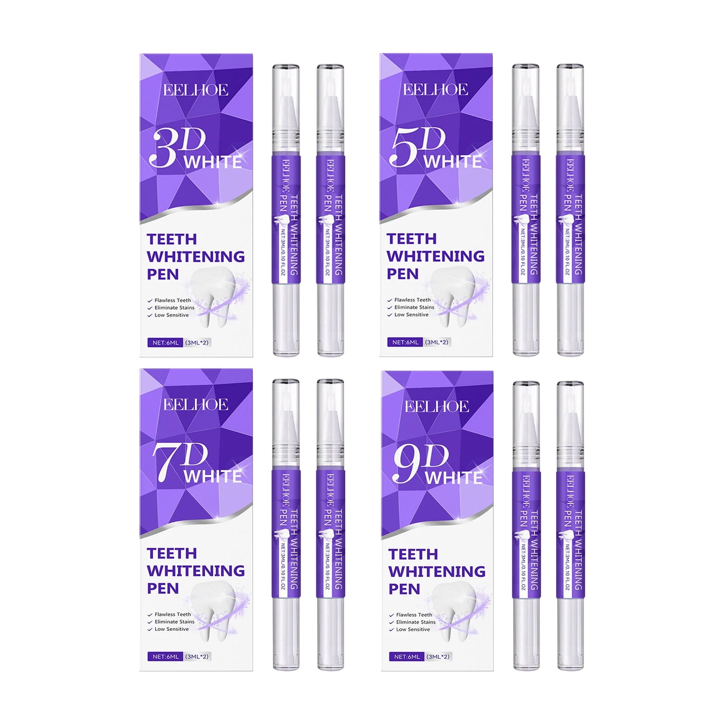Teeth Whitening Pen Tooth Gel Whitener Bleach Oral Hygiene Dental Cleaning Remove Plaque Stain Fresh Breath Gel Pen
