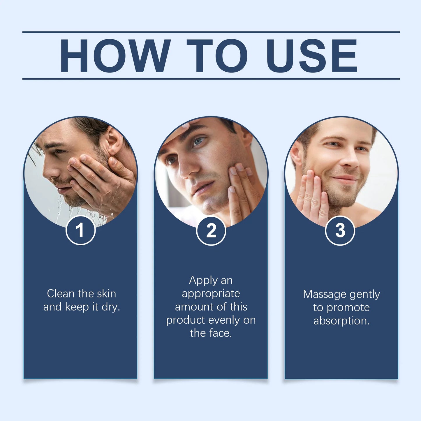 50g Men's Moisturizing Face Cream Firming Anti Wrinkle Repair Facial Revitalizing Skin Nourish Smooth Face Care Lotion