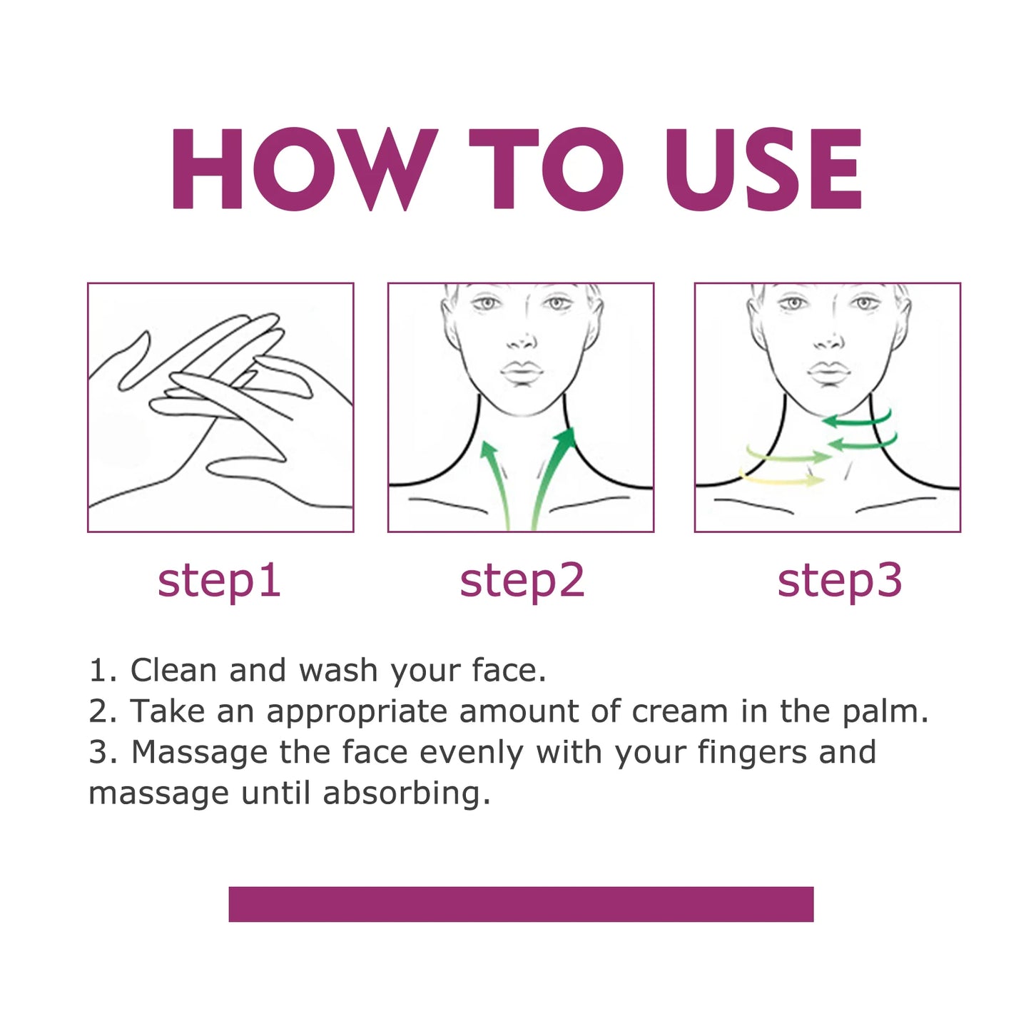 Hydrolyzed Collagen Neck Cream Smooths and Lightens Wrinkles Swan Neck Moisturizer Fine Lines Anti Aging and Whitening