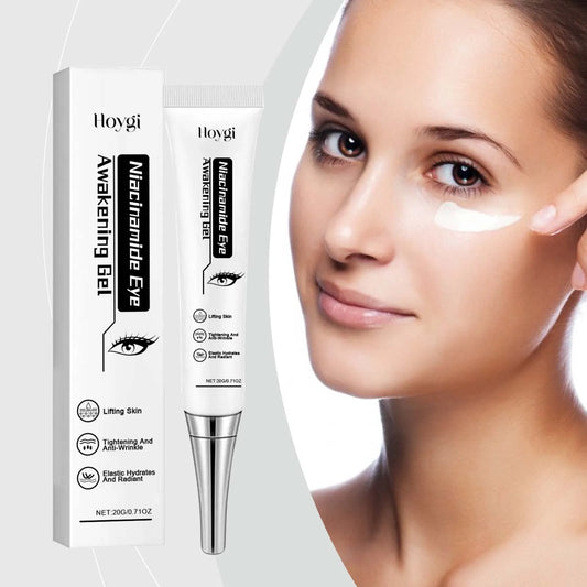 Nicotinamide Anti Dark Circles Eye Gel Fine Line Eye Bag Removal Against Puffiness Refresh Brightening Firming Eye Gel