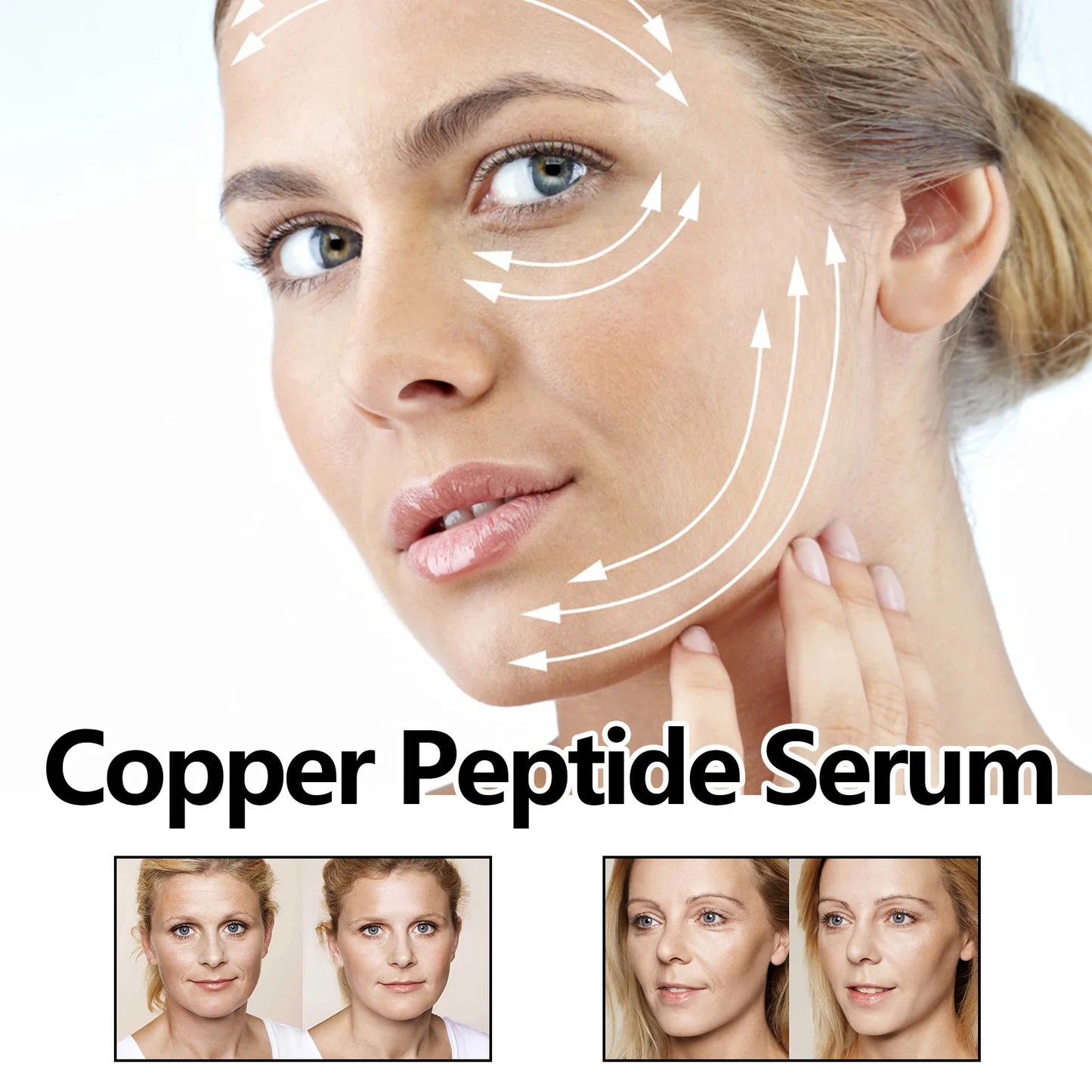 Copper Peptide Anti-wrinkle Facial Essence Reduces Fine Lines Deeply Hydrates Moisturizes Skin Moisturizes And Shrinks Pores