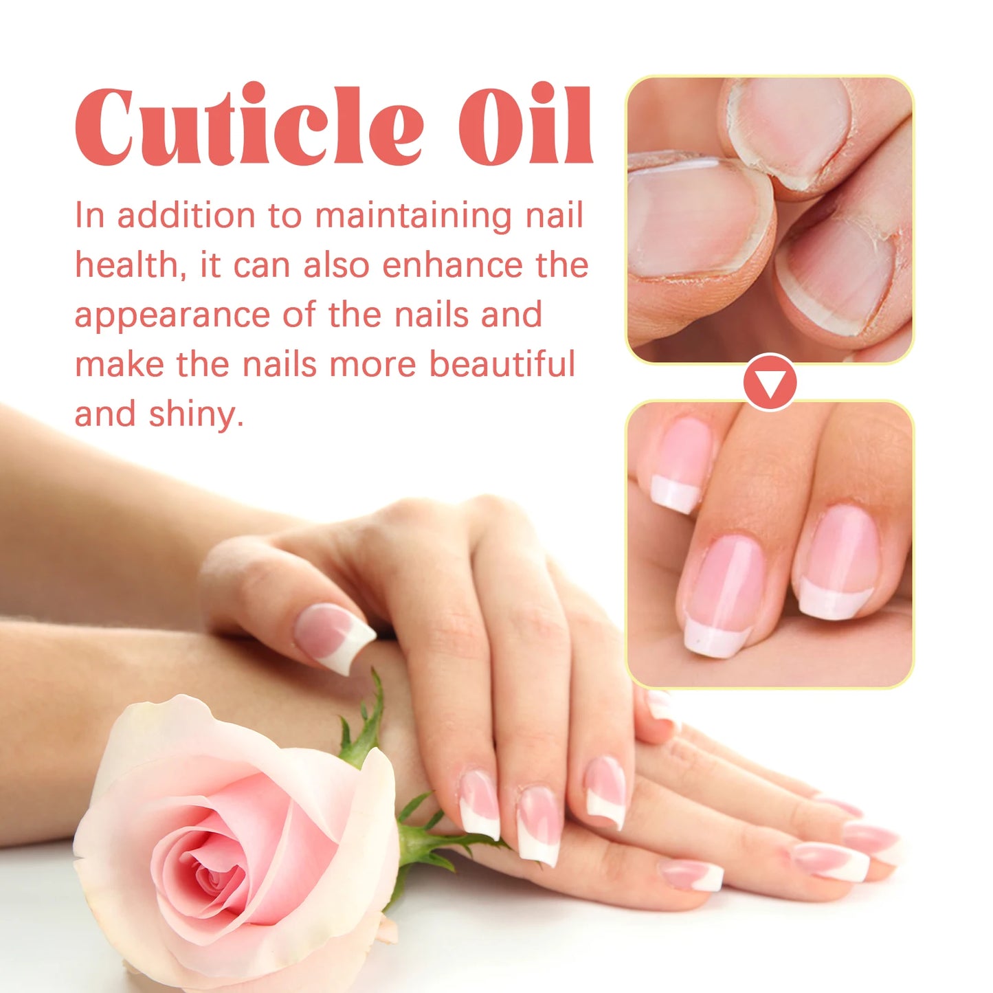 Apple Scent Nail Care Oil Cuticle Remover Repair Dry Damaged Nails Moisturizing Brighten Hand Nail Polish Care Oil