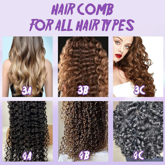 Thermal Protectant Spray Hair Growth Oil Heat Protector Serum Moisturizing Essence Conditioner Spray Satin Bonnet Detangler Comb