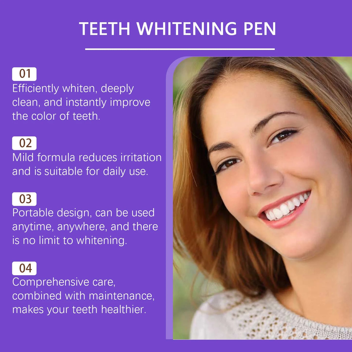 Teeth Whitening Pen Tooth Gel Whitener Bleach Oral Hygiene Dental Cleaning Remove Plaque Stain Fresh Breath Gel Pen