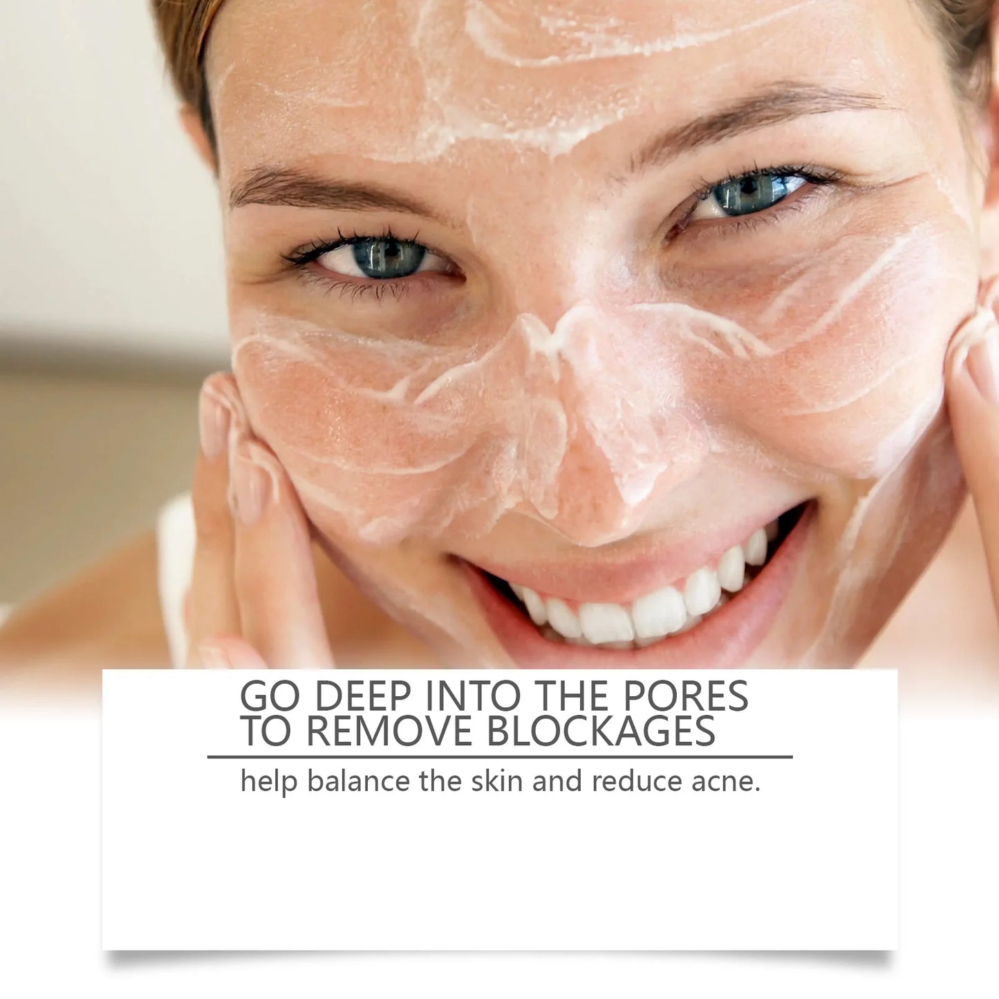 Amino Acid Foam Facial Cleanser Gentle Clean Blackheads Remove Shrink Pores Nourish Skin Hydrate Refreshing Cleanser