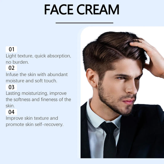 50g Men's Moisturizing Face Cream Firming Anti Wrinkle Repair Facial Revitalizing Skin Nourish Smooth Face Care Lotion
