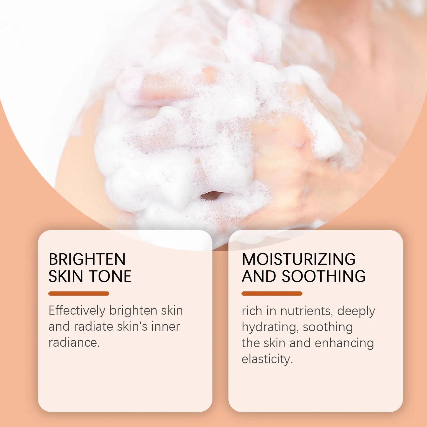 Turmeric Lemon Bathing Soap Gentle Cleaning Pore Dirt Brighten Skin Tone Refreshing Deep Nourishing Body Bathing Soap