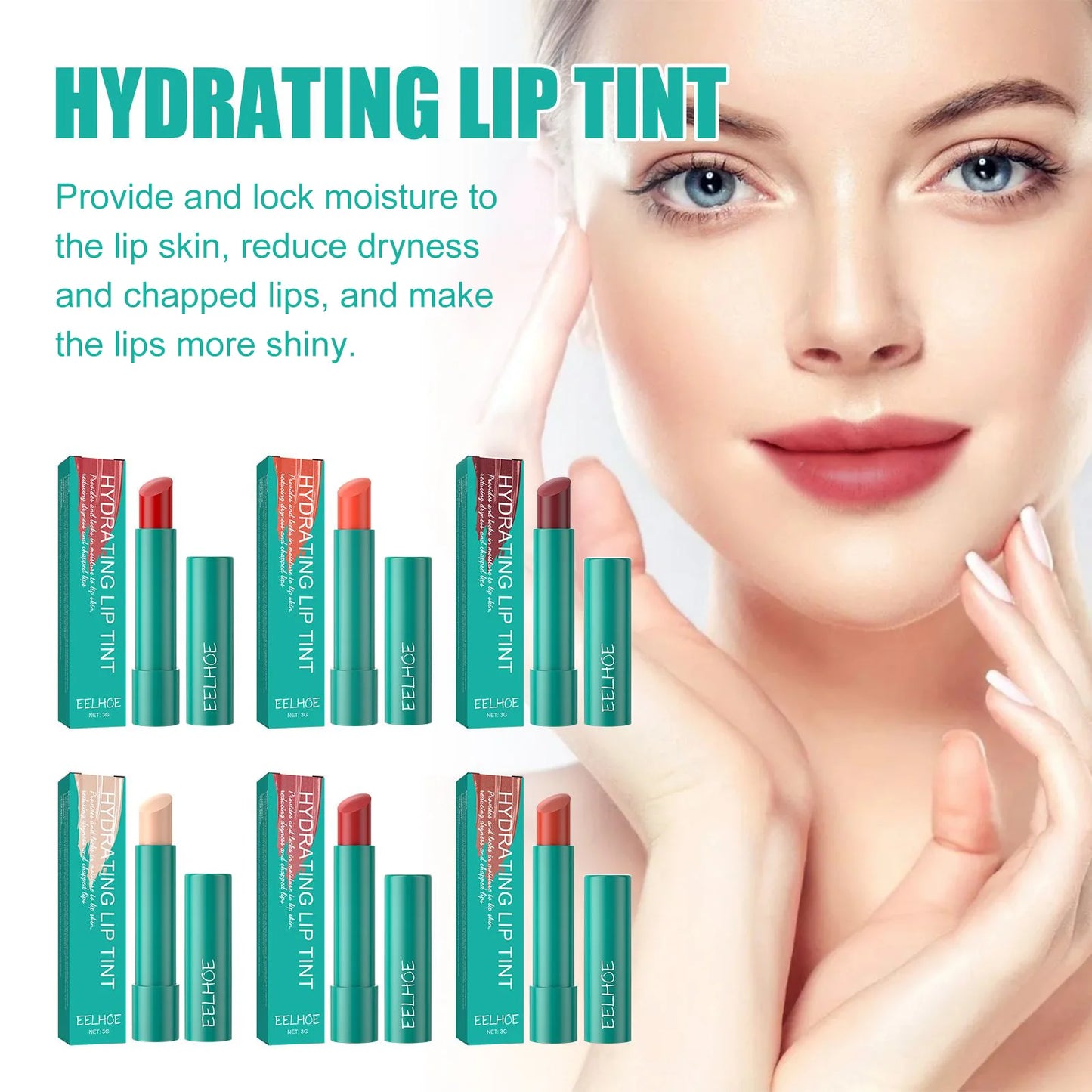 Moisture Lip Skin Reduce Dryness Chapped Lips Make Lips Repair Crack Shiny Deeply Moisturizing Smooth Hydrating Lip Tint