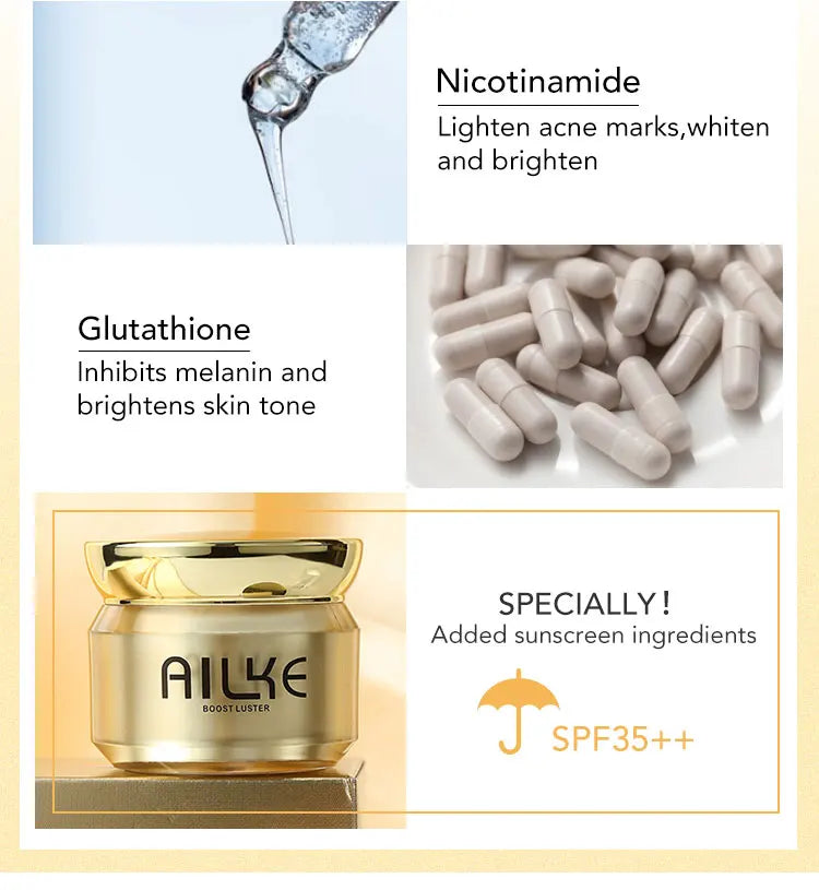 Dark Spot Corrector Bleaching Hydration Facial Cream With Spf35+ Lighting Skin Tone  Anti-sunburn Face Skin Care