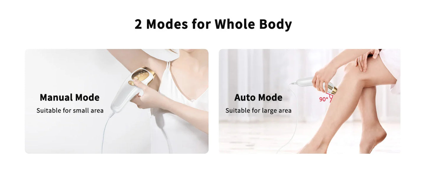 Hair Removal Unlimited Flashes 9 Gears Laser Ice-Cooling Painless Electric Depilator For Men Women Body Bikinis intimate