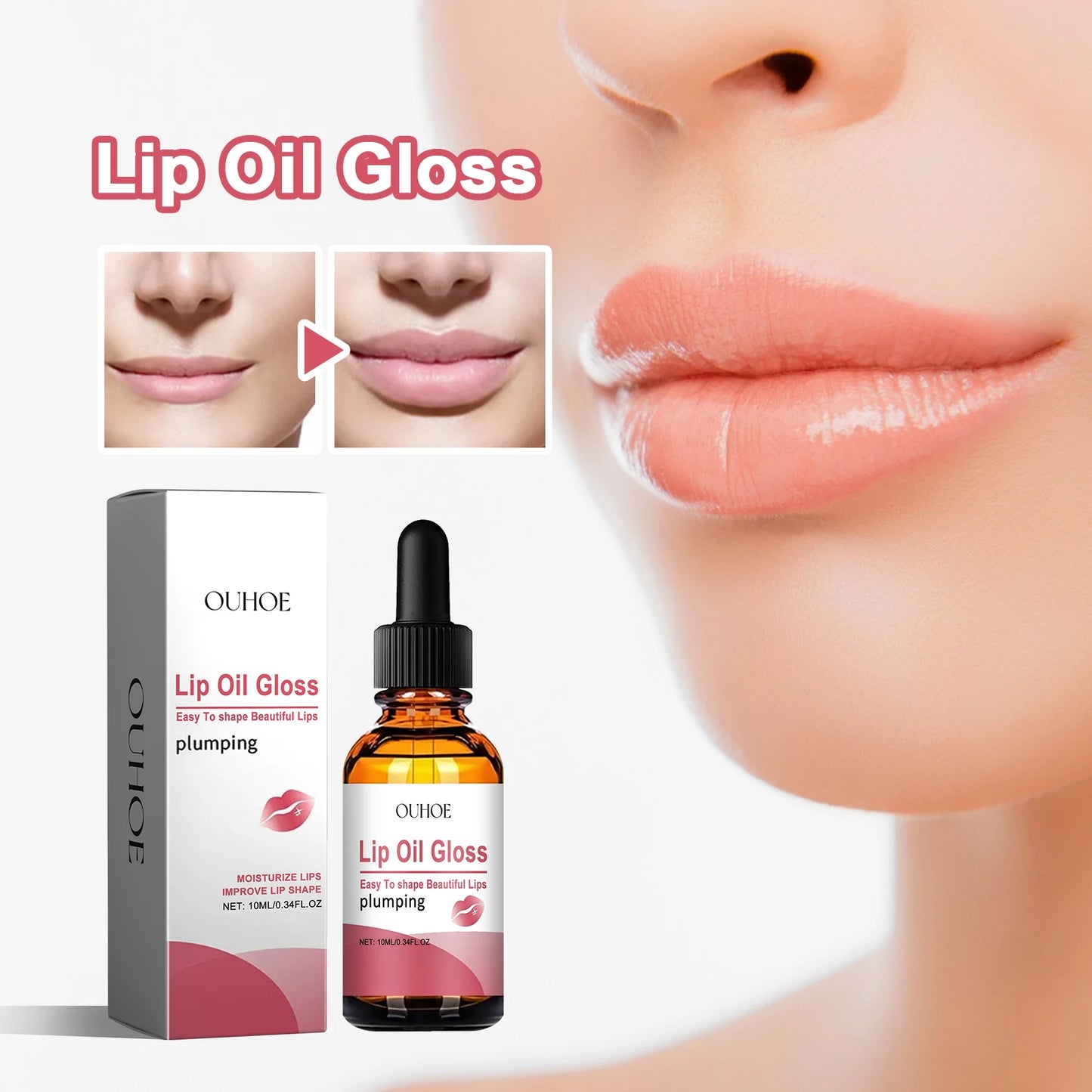 Long-lasting Lip Plumping Essential Oil Essence Instant Lip Plumping Essential Oil Repairs Lip Fine Lines and Moisturizes  Balm