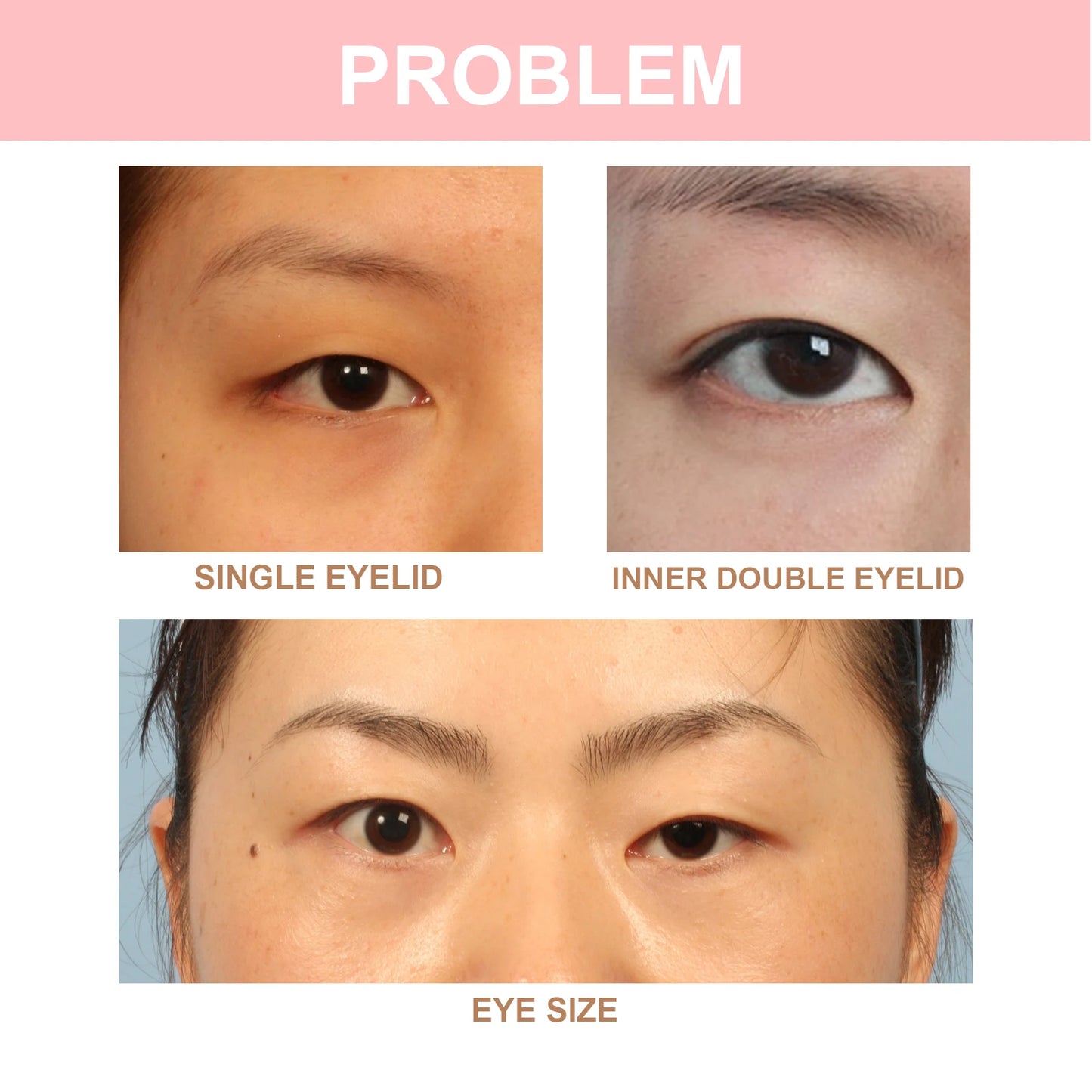 Double Eyelid Styling Cream Double Eyelid shaping Cream 20g Invisible Eyelid Adhesive Cream Eyelid Glue With Y Stick