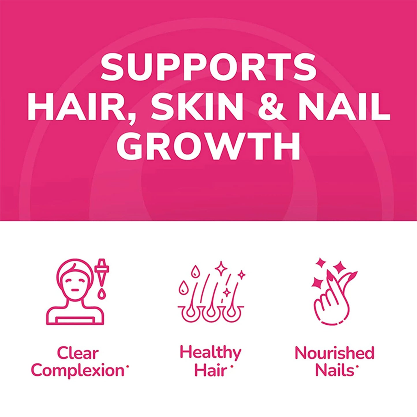 Collagen Gummies - with Biotin, Zinc, Vitamins C - for Skin, Nails and Hair Health - 60 Gummies