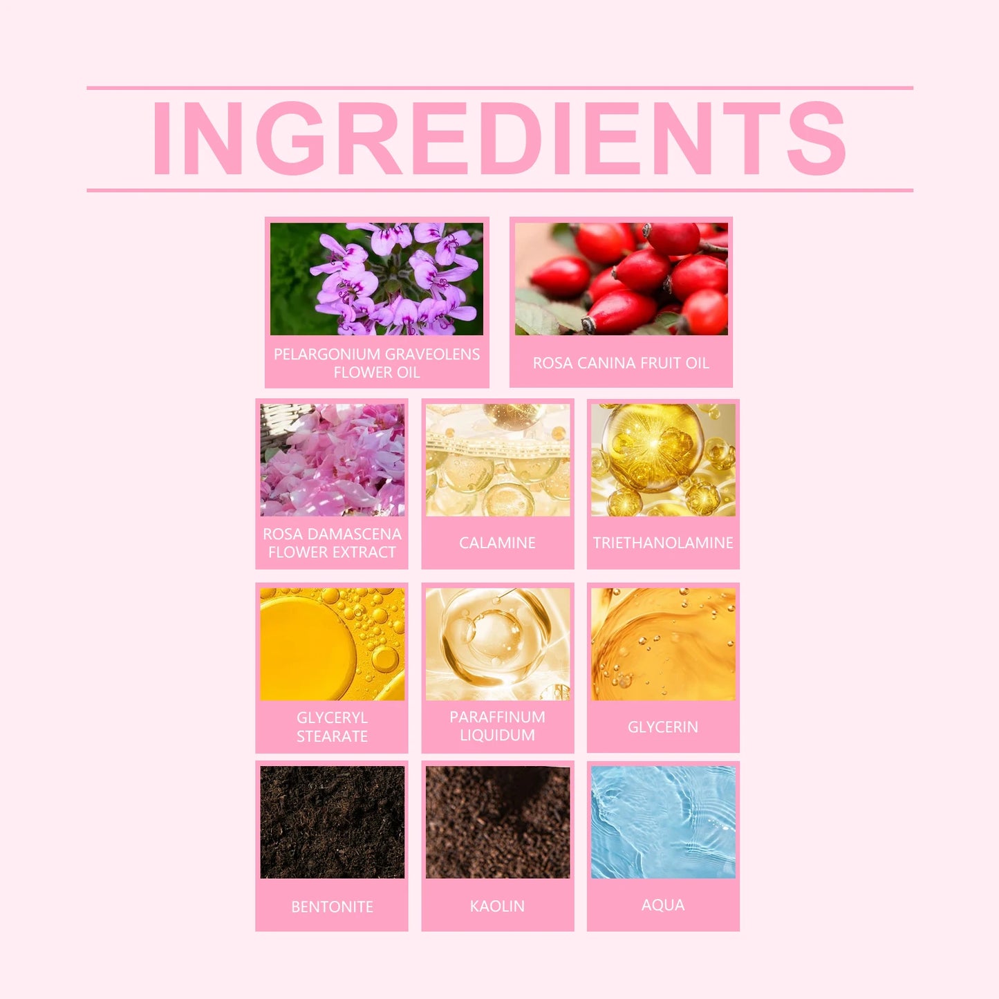 Pink Rose Clay Apply Facial Mask Clean pores & Hydrating Moisturizing Facial Treatment Radiance Boosting Skincare for All Skin