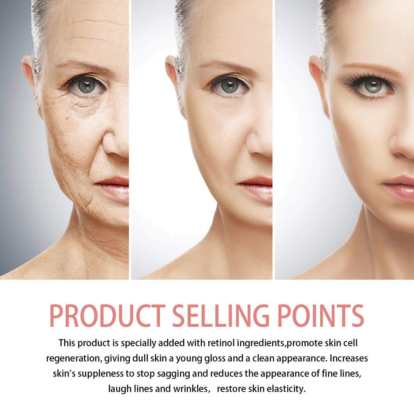 Retinol Face Cream Moisturizing Cream with Hyaluronic Acid Moisturizing Firming Brightening Facial Skincare