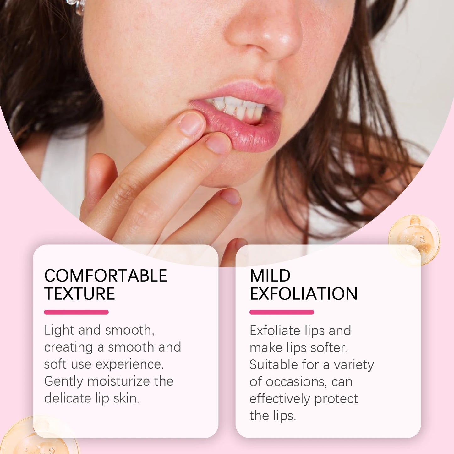 Cherry Blossom Lip Mask Improve Lip Gloss Moisturizing Reduce Lip Lines Smoothing Repair Crack Mild Lip Care Mask