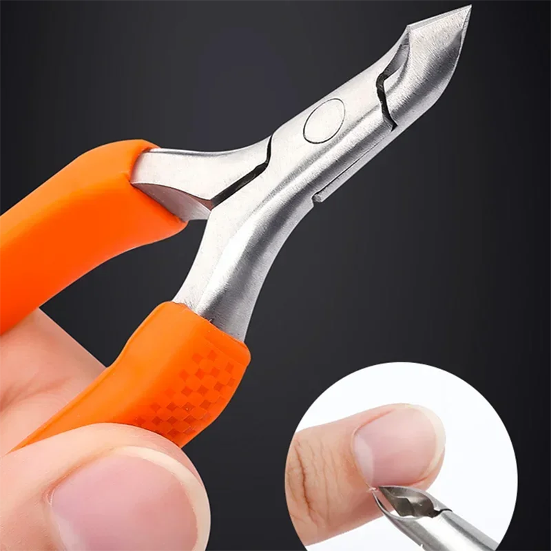Cuticle Nippers Cutter Pliers Dead Skin Remover Manicure Clipper Scissor Pedicure Fingernail Trimming Tool