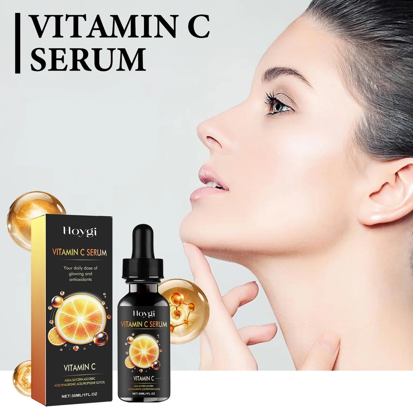 Powerful Antioxidant High Quality Deep Moisturizing and Whitening Essence for Subtle Spots and Fine Lines Vitamin C Serum