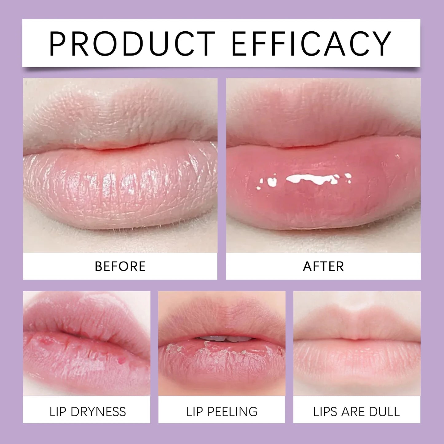 Moisturizing Lip Balm Colorless Nourishing Anti-dryness Anti-Cracking lipstick Gloss More Shiny Exfoliating Easy Lip Care