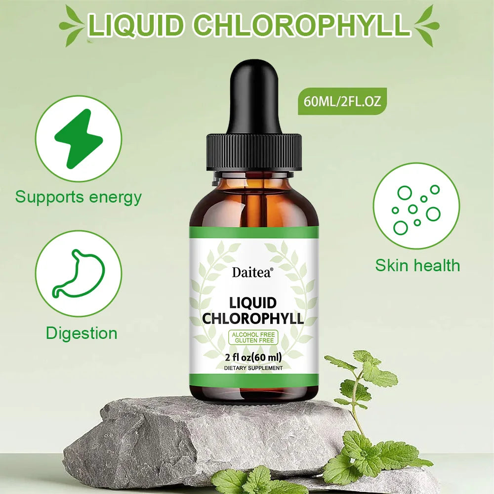 Chlorophyll Drops – Chlorophyll Drops Are A Detoxifying and Immune Supporting Internal Deodorant and Skin Health Supplement