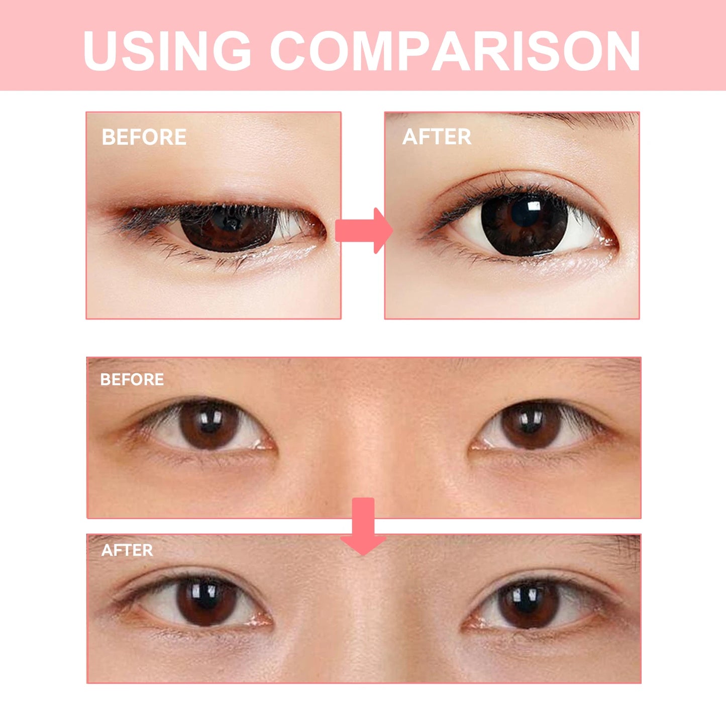 Double Eyelid Styling Cream Double Eyelid shaping Cream 20g Invisible Eyelid Adhesive Cream Eyelid Glue With Y Stick