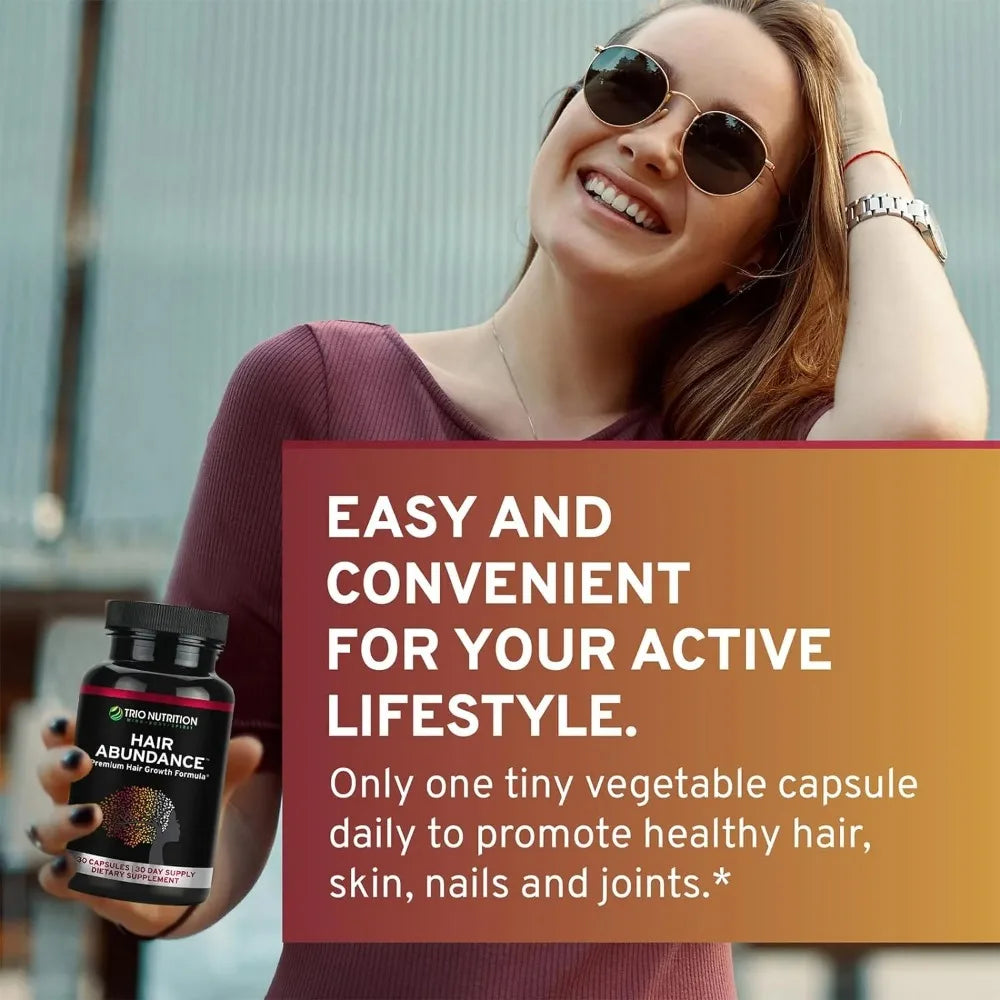 Biotin for Hair Growth | Vitamins for Hair, Skin and Nails | Biotin 10,000 Mcg | Rich in Collagen | Zinc and Selenium