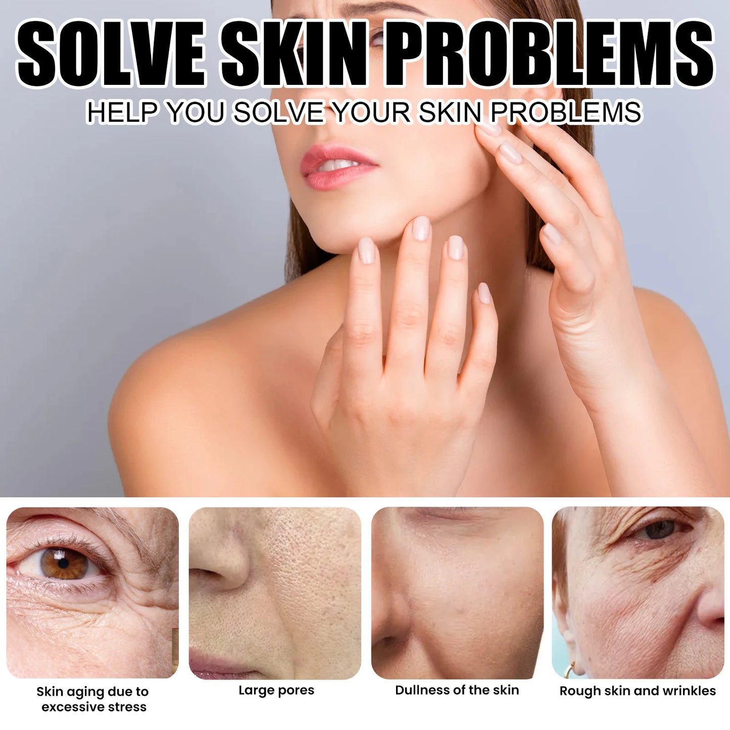 Face Firming Cream Fade Fine Lines Wrinkle Remover Tighten Flabby Enhance Firmness Lasting Nourishing Moisturizing facial Creams