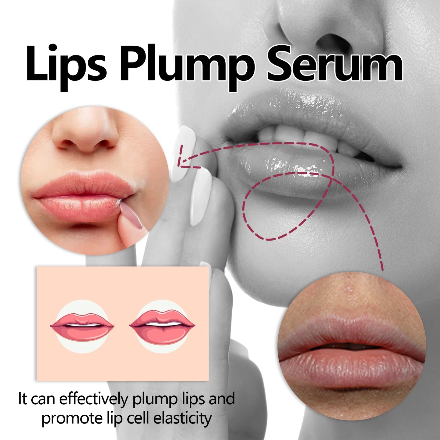 Lip Enriching Essence Lip Moisturizing Anti Cracking Plump Tender and Fade Lip Lines Dudu Lip Lotion Gloss Serum Cosmetics