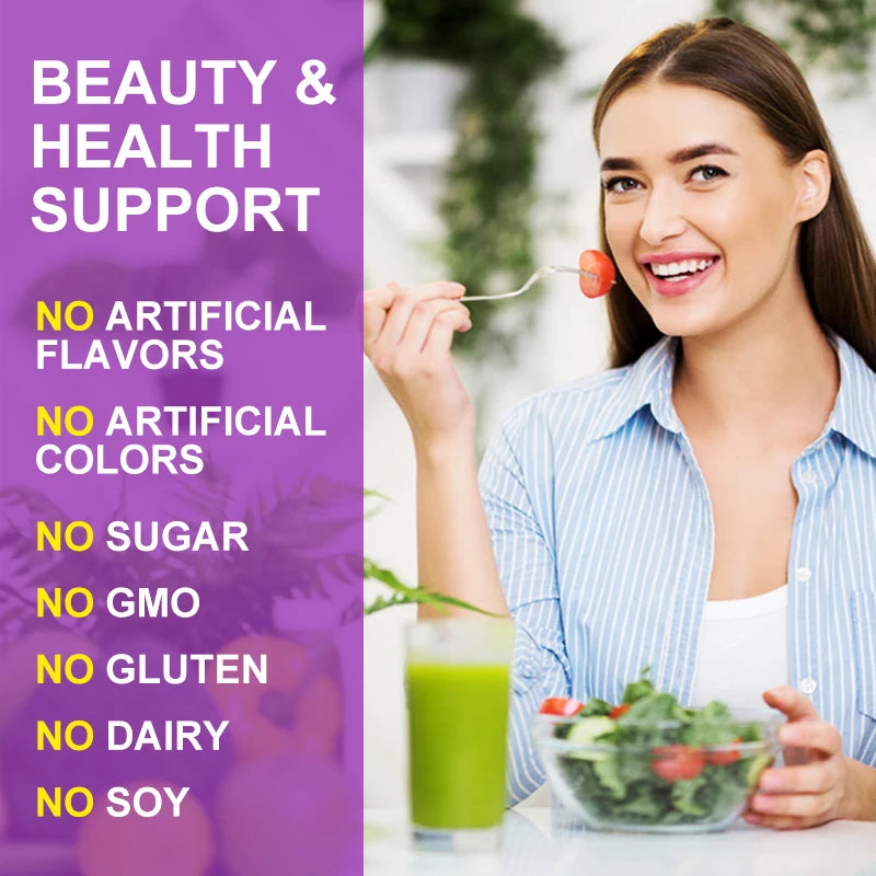 Collagen & Biotin Capsule Biotin for Hair Growth Strong Hair Dry Hair Follicle Repair Skin Hydrolyzed Adult Beauty Care