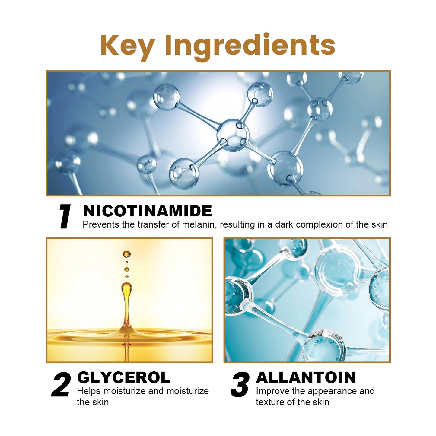 Finger Joint Black Acanthoderm essence Lighten Skin Melanin, Brighten Skin Tone and Moisturize Skin Care essence