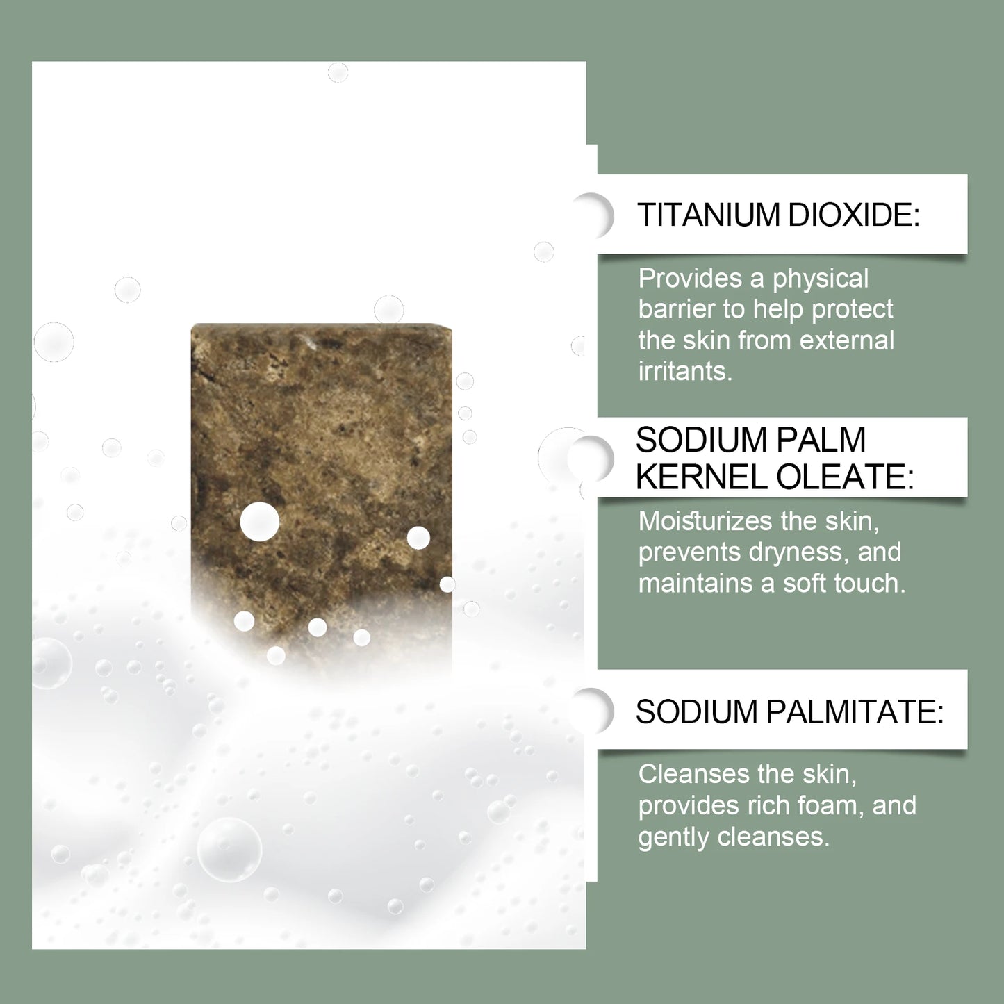 Facial Cleansing Care Soap Gentle Cleansing Elastic Delicate Improves Skin Texture Moisturizing Remove Acne Nourishing Soap