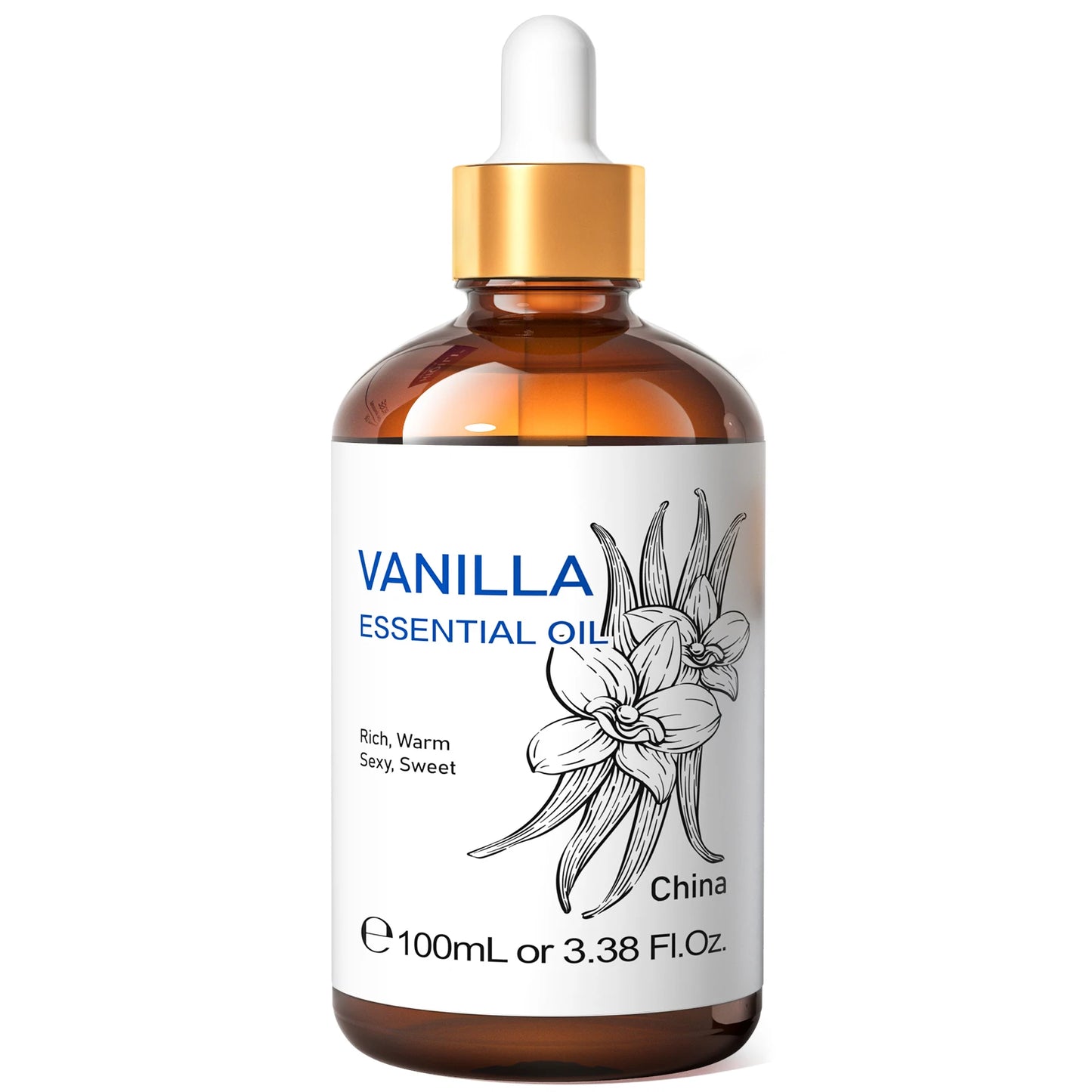 Spearmint Vanilla Rose Cinnamon Lemon Essential Oils,100ML Pure Oil for Diffuser,  Humidifier, Massage Muscle Relief Bath