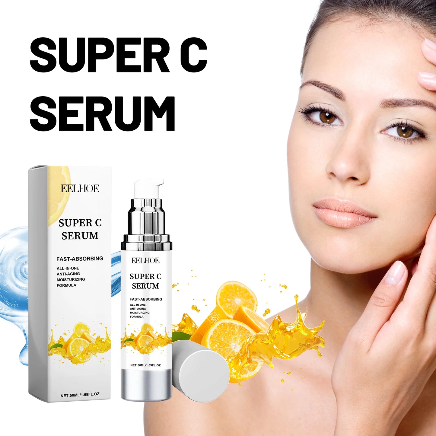 Vitamin C Serum For Face Dark Spot Removal Niacinamide Moisturizing Brightning Shrink Pores Essence Beauty Firming Skincare