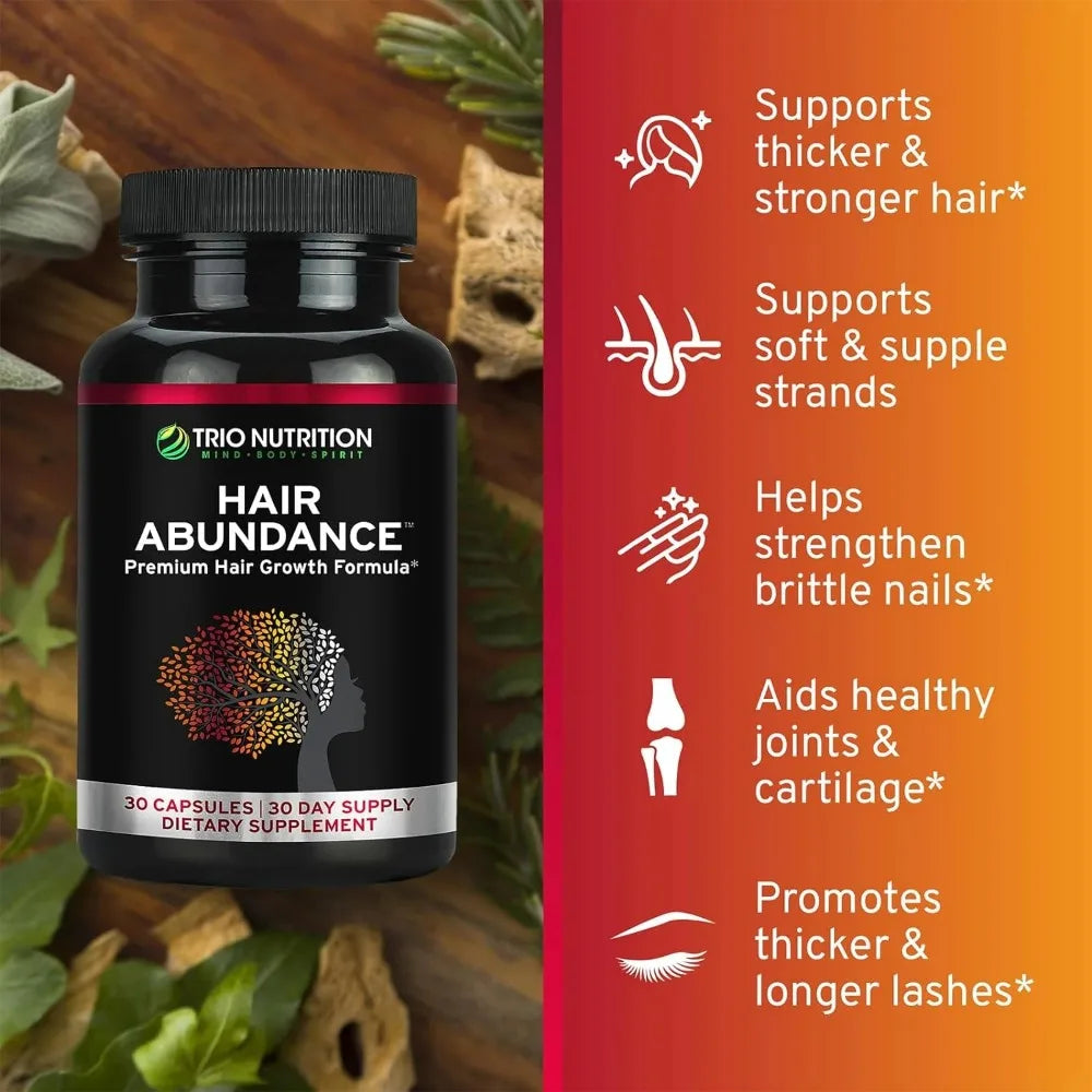 Biotin for Hair Growth | Vitamins for Hair, Skin and Nails | Biotin 10,000 Mcg | Rich in Collagen | Zinc and Selenium