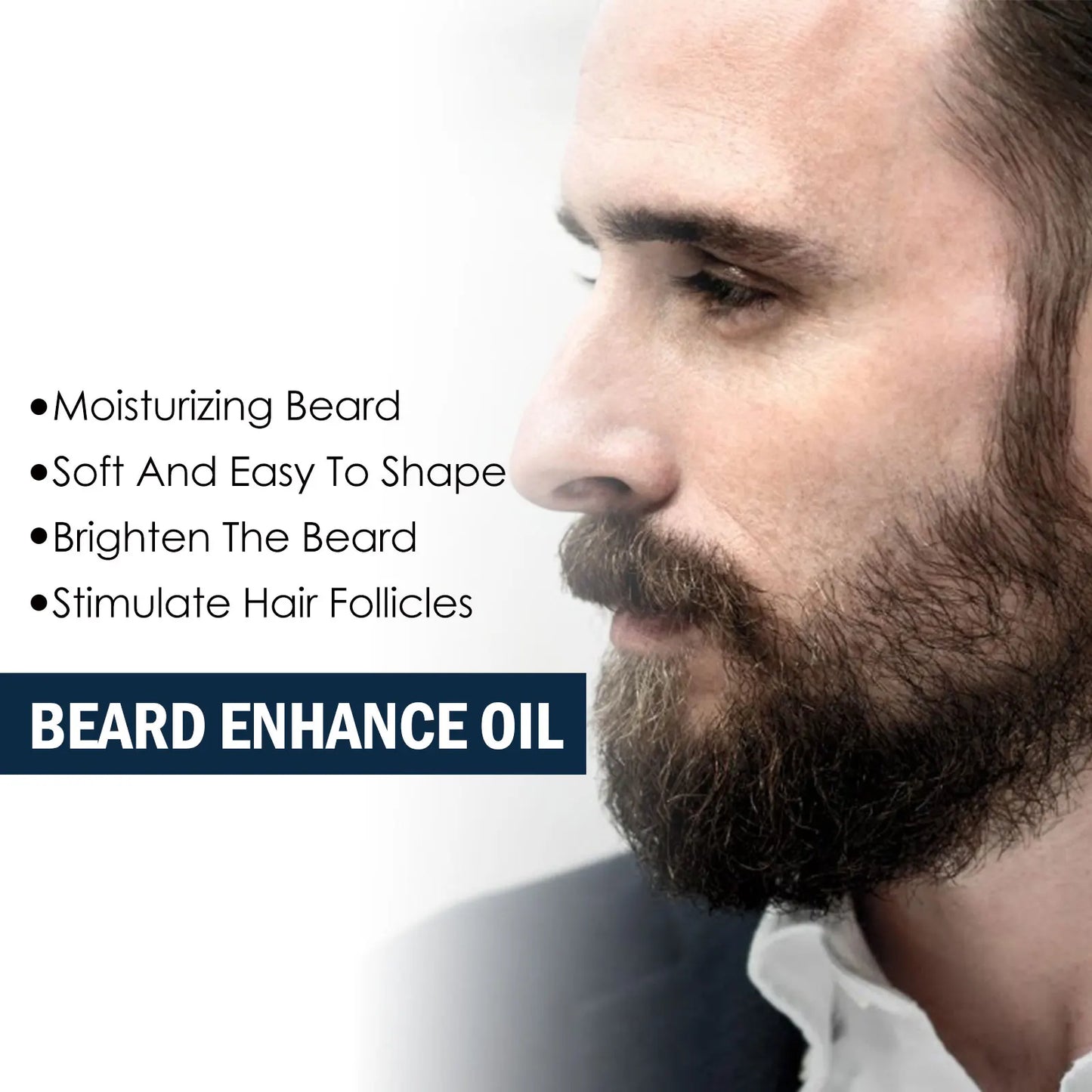Men's Beard Care Oil Moisturizing Smooth Strong Root Nourishing Thick Beard Oil Shaving Essential Oil
