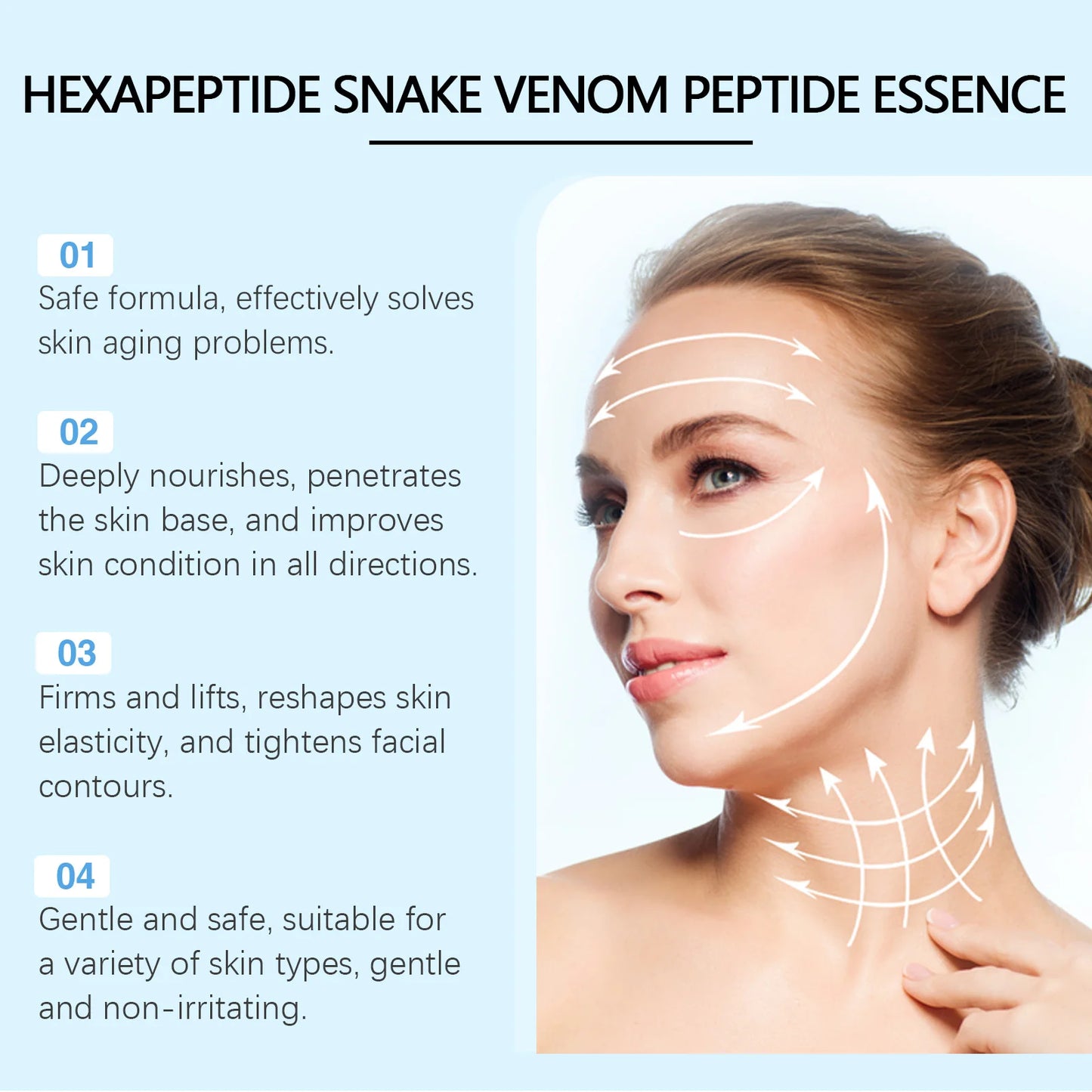 Neck Wrinkle Protein Cream Hyaluronic Acid Facial Essence Lightens Fine Lines and Lifts The Neck Product Nourishes and Moisturizes